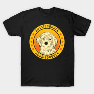 Aussiedoodle Dog Portrait T-Shirt